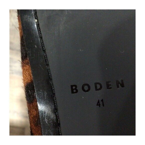 Boden Animal Print Mary Jane Flats - Picture 9 of 12